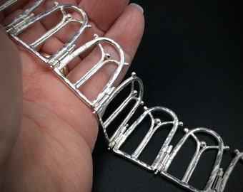 Sterling Silber Gliederarmband