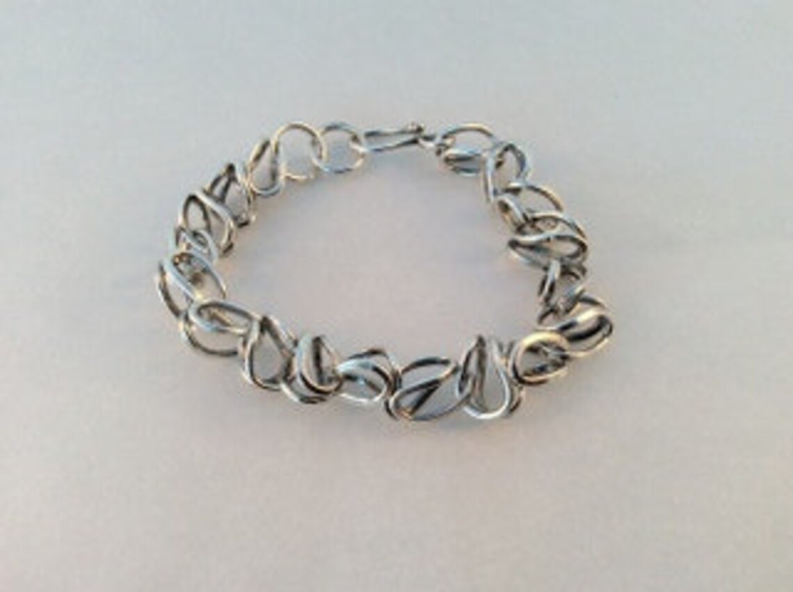 Heavy Gauge Chain Link Bracelet Etsy