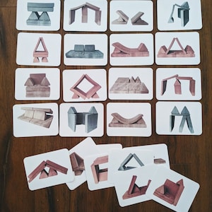One Nugget Build Ideas, Digital Images, 34 PNG images in two color bundles