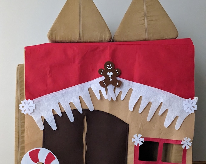 Play Couch Accessory, Gingerbread House, Fort Kit Fits Nugget Couch Etsy