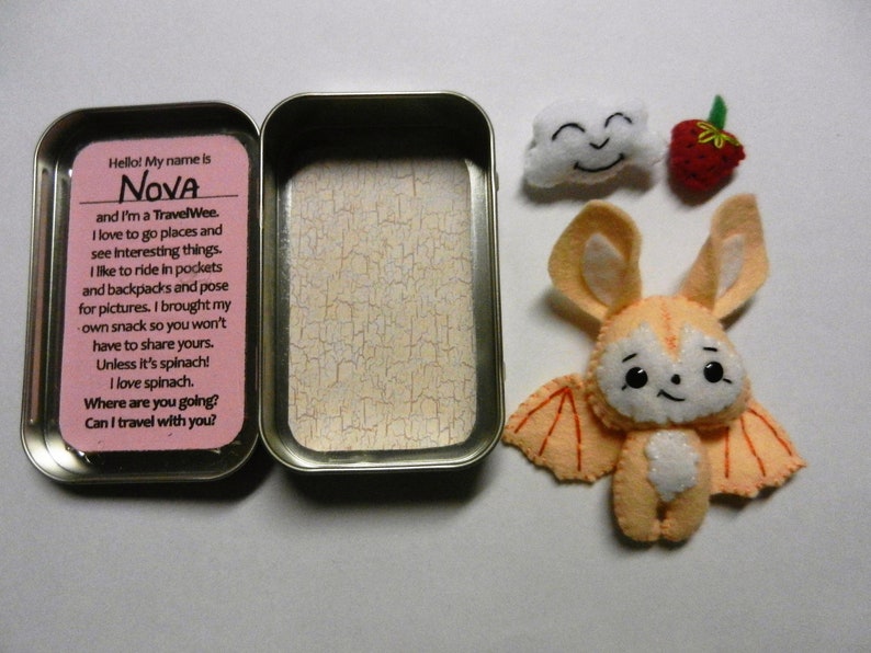 Felt Bat Travel Wee Travel Toy Altoid Tin Etsy