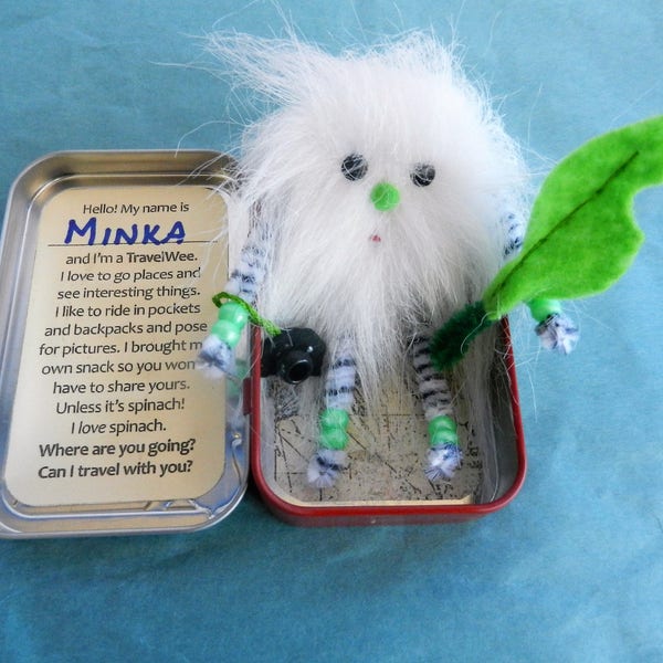 Wild Wee Altoid Tin Pocket Pal Travel Quiet Toy by MMMCrafts