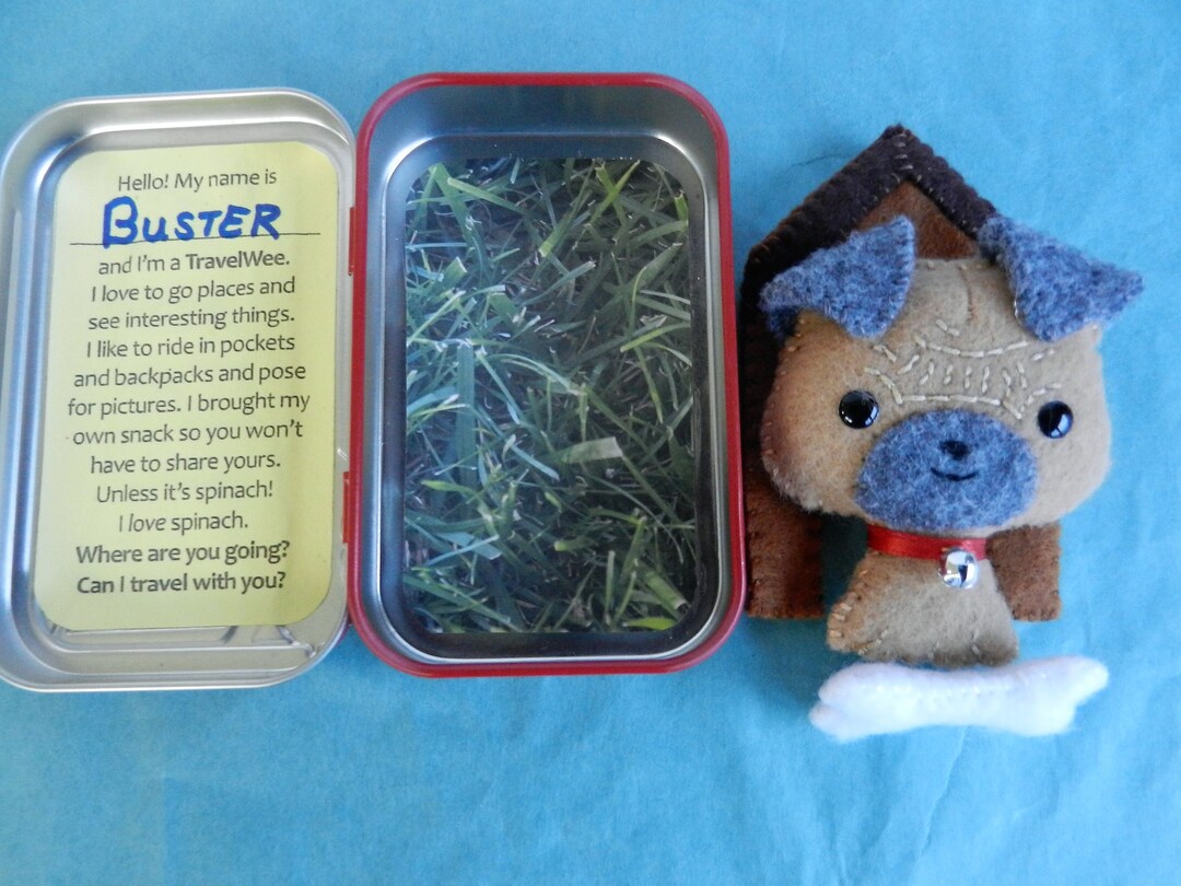 Felt Travel Wee Pocket Pal Mini Puppy by Noialand - Etsy