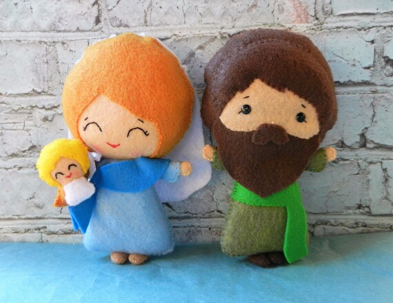 plush nativity set