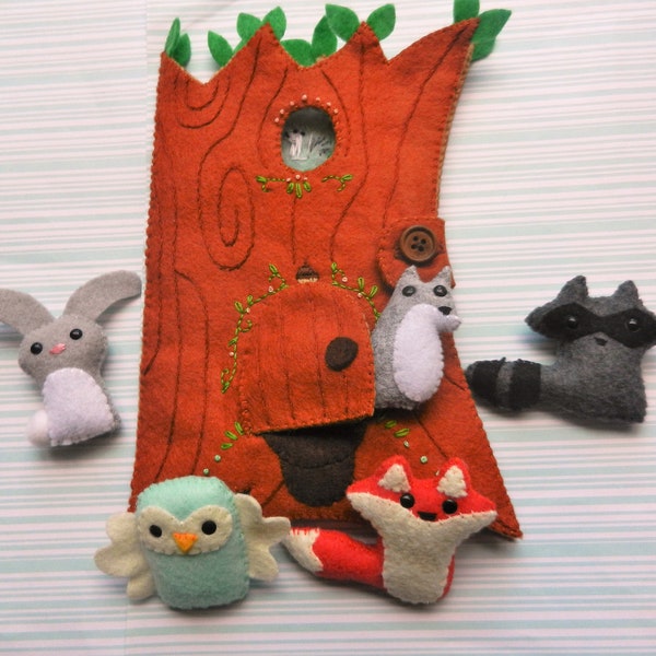 Felt Woodland Quiet Book by Little Dear