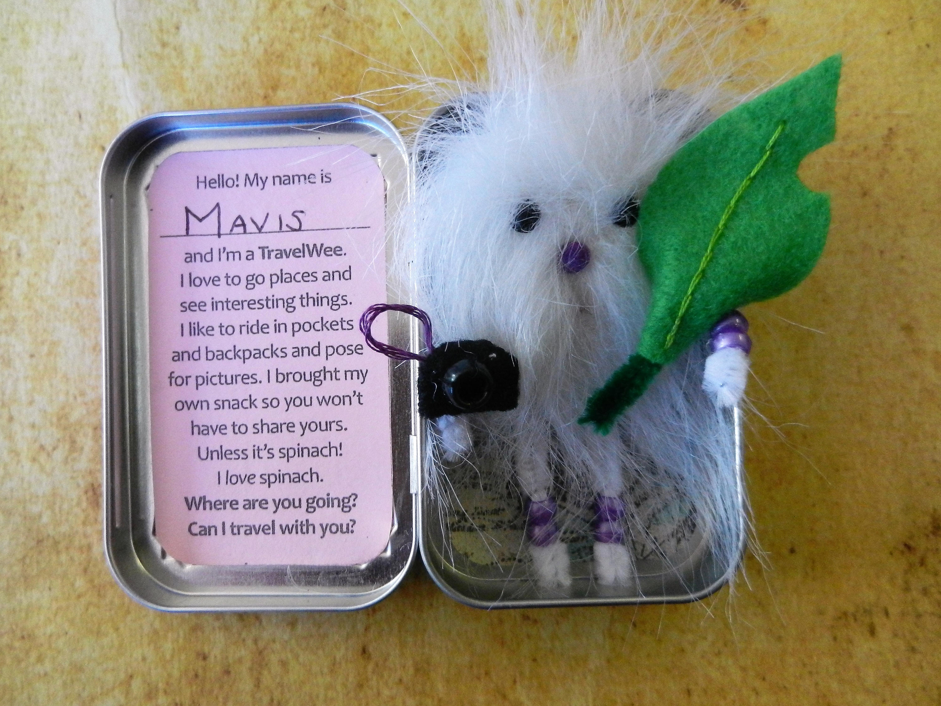 Travel Wee Altoid Tin Pocket Pal by Mmmcrafts Etsy