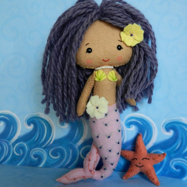 Felt Mermaid Softie Plushie by GingerMelon