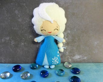 Felt Winter Princess Softie Plushie by Noialand