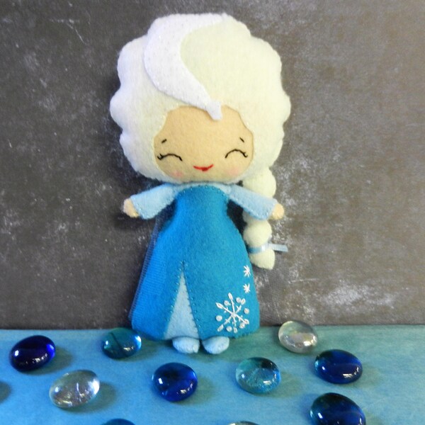 Felt Winter Princess Softie Plushie by Noialand