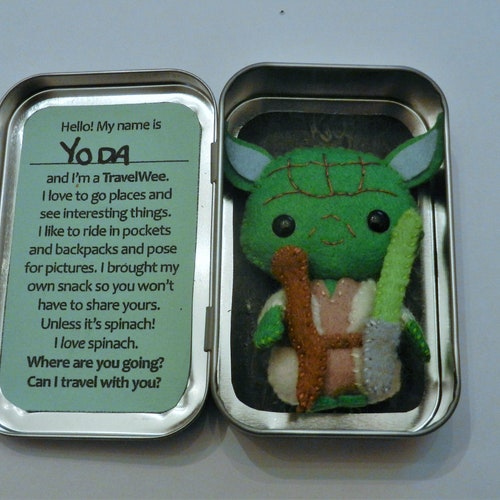 Felt Altoid Tin Mini Fox Travel Wee Pocket Pal by Gingermelon Etsy