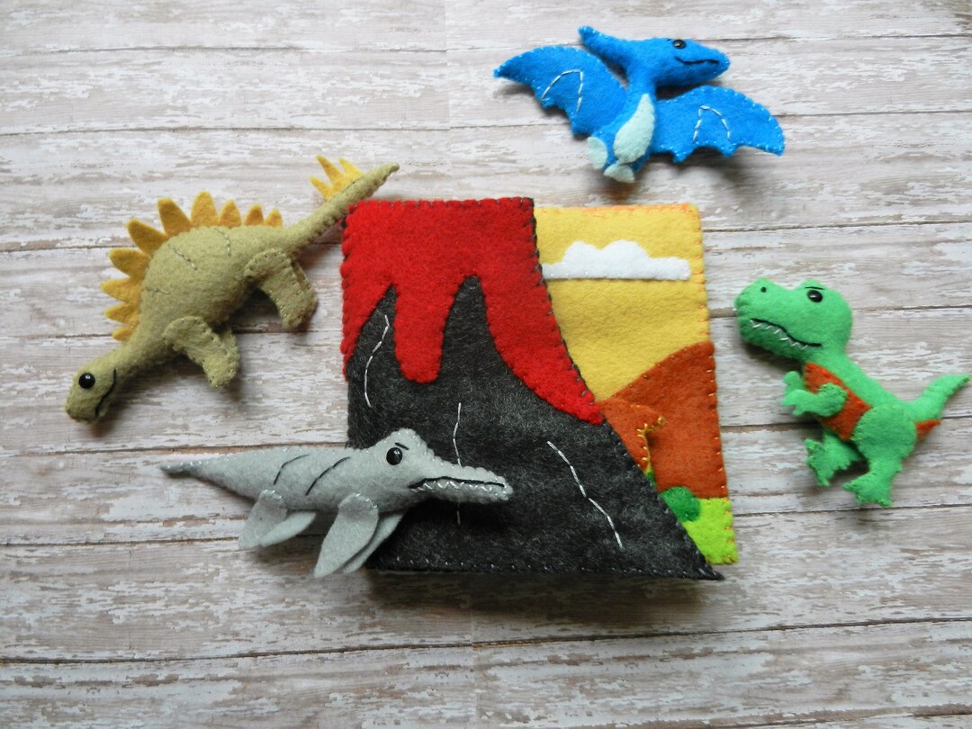 Shape Felt Book - Dinosaur main image 0