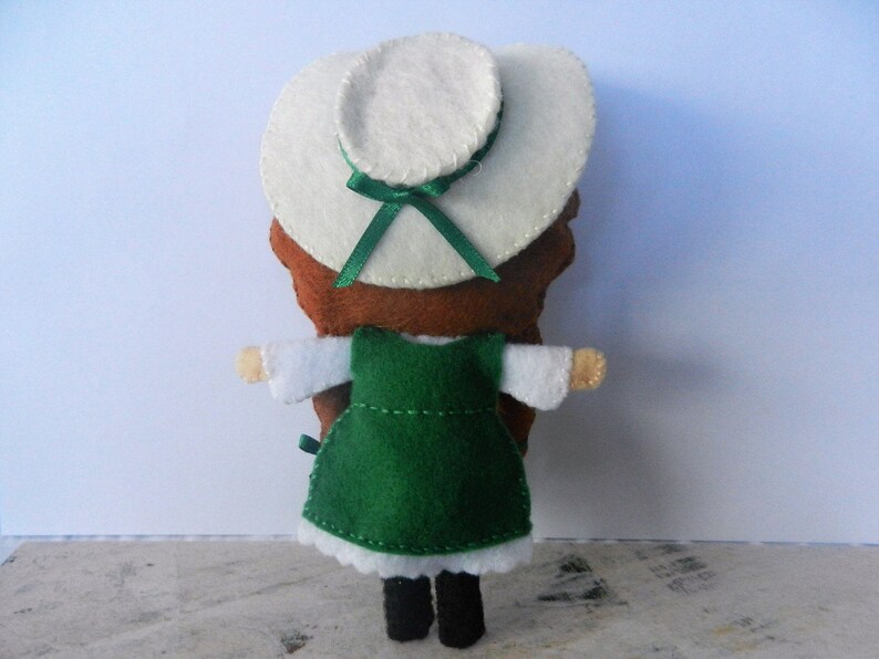 Felt Anne of Green Gables Softie Plushie Doll by Noialand