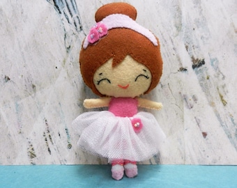 Felt Nutcracker Ballerina Dancer Doll by Noialand