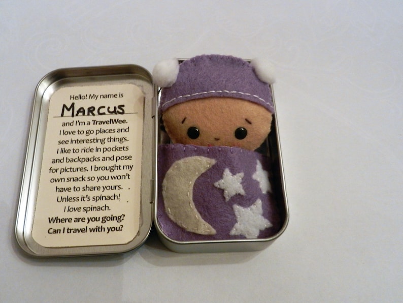 Felt Altoid Tin Space Baby Travel Wee Pocket Pal by Fairyshore Etsy
