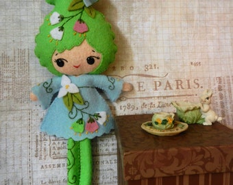 Felt Spring Fairy Flower Girl by Noialand