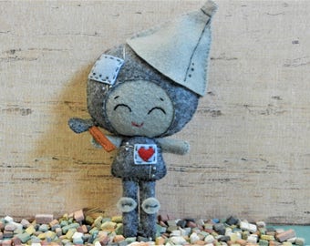 Felt Tin Man Softie Plushie Doll by Noialand