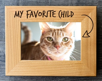 Personalized Wood Picture Frame - Custom Wood Picture Frame / Engraved Picture Frame / House Warming Gift / Family Photo / Wood Frame
