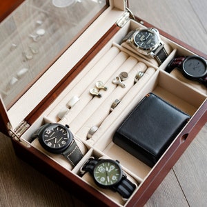 Personalized Men's Jewelry Box