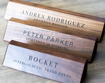 Personalized Desk Name Plate Etsy