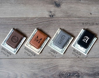 Money Clip - Personalized Money Clip / Magnetic Money Clip / Minimalist Gift / Wedding Gift / Groomsmen Gift / Money Clip for Men