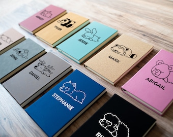 Personalized Journal - Kids Journal / Animal Journal for Kids / Cute Journal for Children / Animal Journal for Boys & Girls / Baby Shower