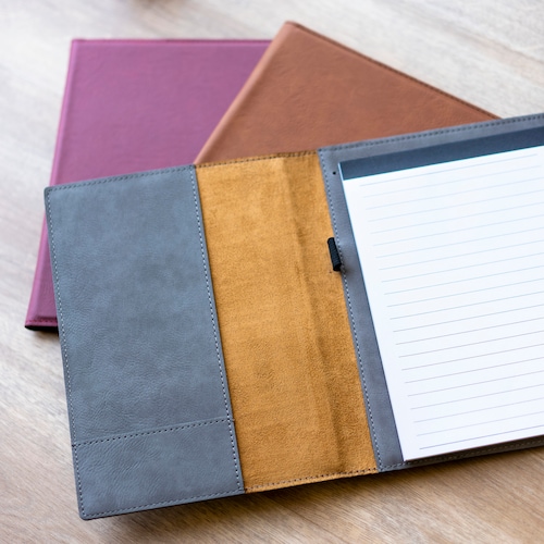 Personalized Padfolio Custom Notepad / Engraved Portfolio / Etsy