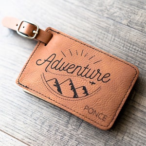 Personalized Luggage Tags - Custom Luggage Tag / Wedding Bridesmaid Gifts / Engraved Luggage Tag / Travel Gifts / Couple&#39;s Gifts / Name Tags