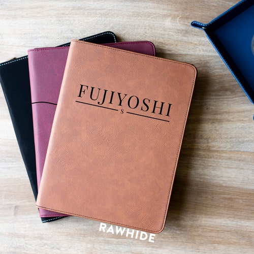 Personalized Padfolio Custom Notepad / Engraved Portfolio / Etsy