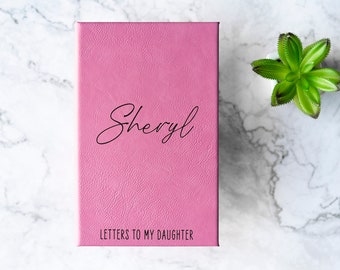 Letters to My Daughter Son Personalized Journal Book/ Pregnancy Journal / Engraved Journal / Baby Keepsakes / Love Letter / Baby Shower Gift