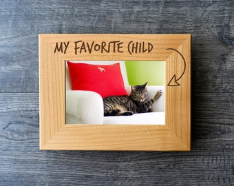 Personalized Wood Picture Frame - Custom Frame / 4x6 5x7 8x10 Picture Frame / Engraved Design Your Own Picture Frame / Engraved Frame