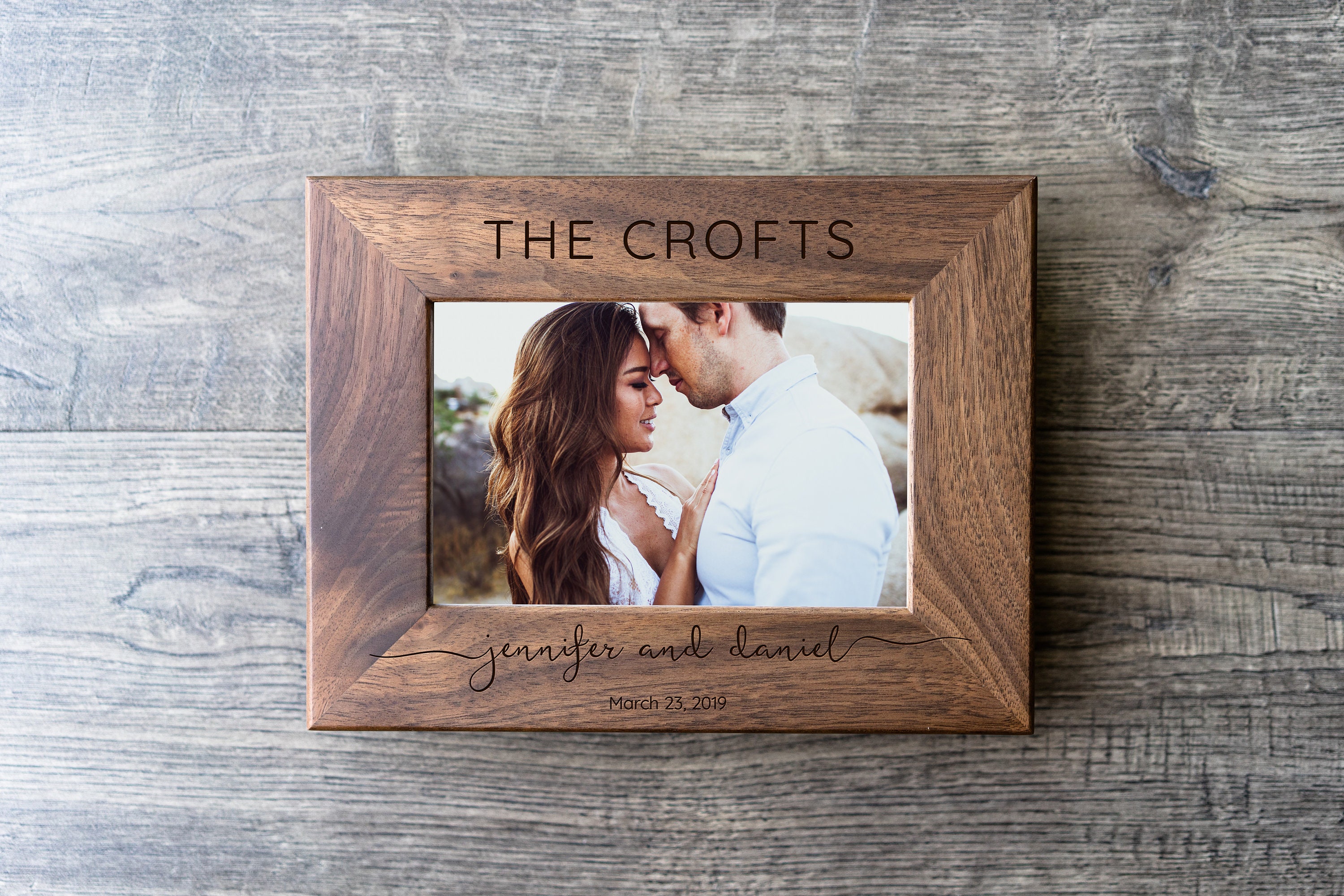 Personalized Picture Frame Wedding Picture Frame / Newlywed Etsy