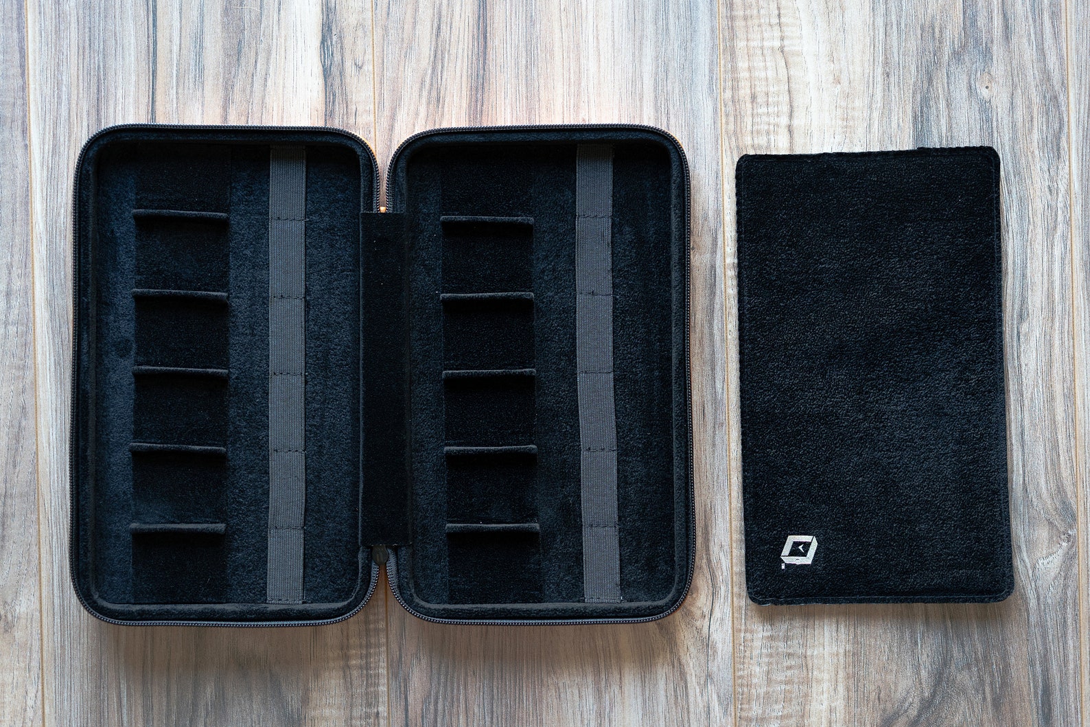 Compact Travel Watch Band Case Holds 12 Watch Bands Black Etsy