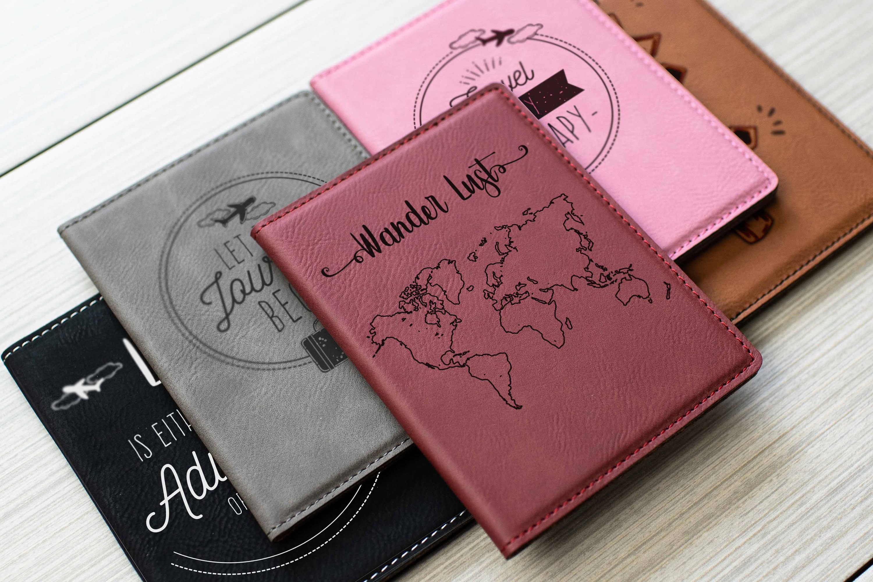 Personalized Passport Holder Monogram Passport Holder / Etsy