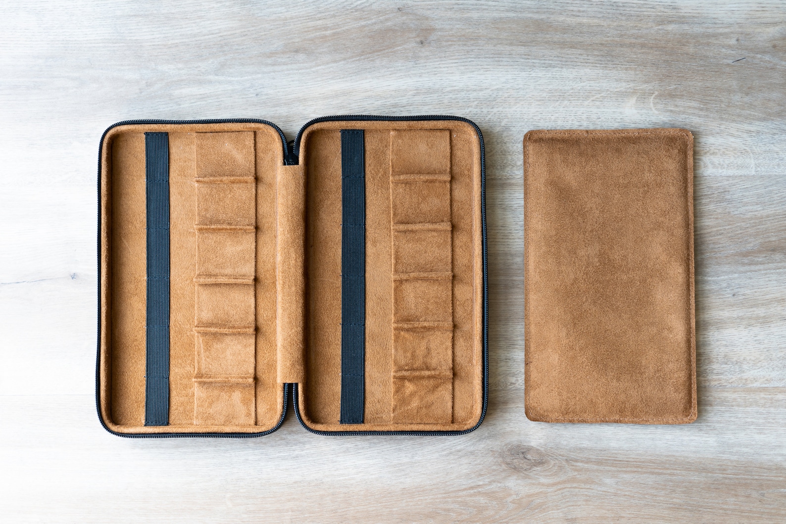 Compact Travel Watch Band Case Holds 12 Watch Bands Black Etsy