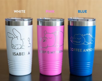 Custom Tumbler - Personalized Tumbler for Kids /Animal Lover Tumbler / Water Bottle for Kids / Dog Cat Unicorn Tumbler / Engraved Tumbler