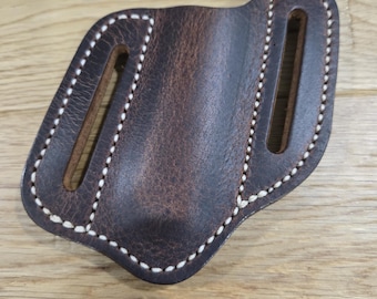 Case XX Sod Buster jr. leather knife sheath. Sheath only