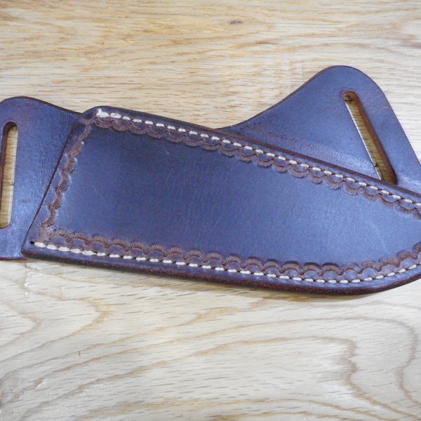 Fixed Blade cross draw sheath for 5 inch and shorter knives.