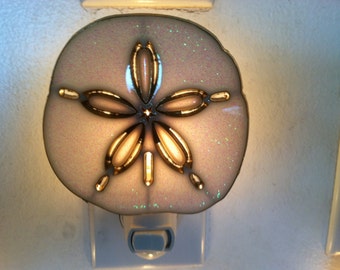 Sand Dollar Night Light  4 watt  on/off switch