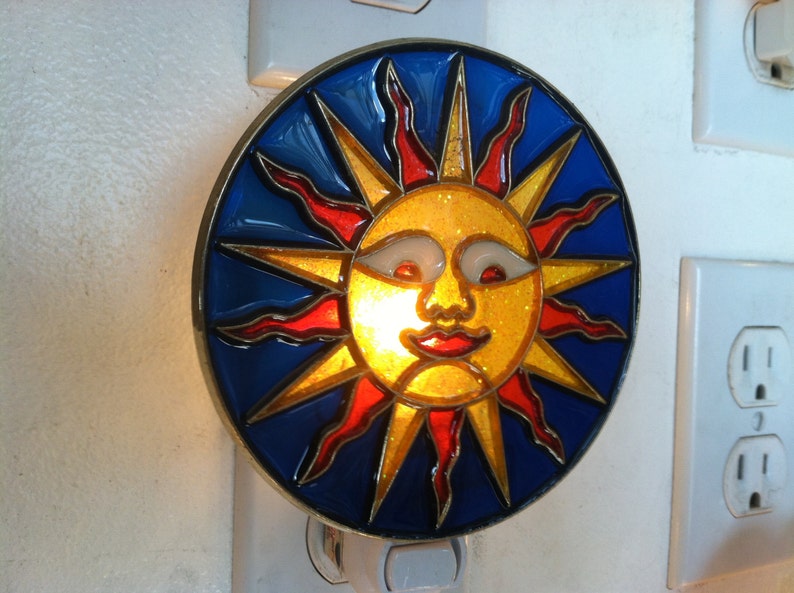 Sun Night Light with 4 watt on/off switch image 2