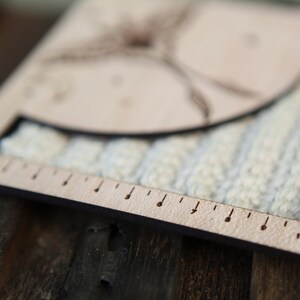 Cherry Measuring Ruler Luna Moth Gauge Swatch Measurement Ruler in 4 Inches and 10 Centimeters ...