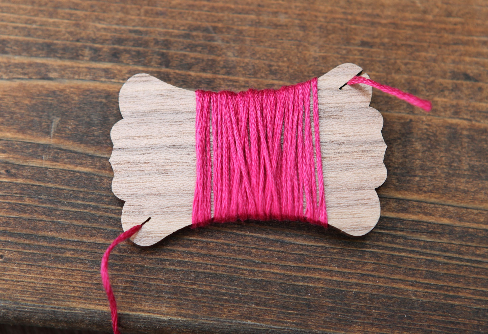 Mandala Embroidery Floss Thread Card Winders Made From Walnut Etsy