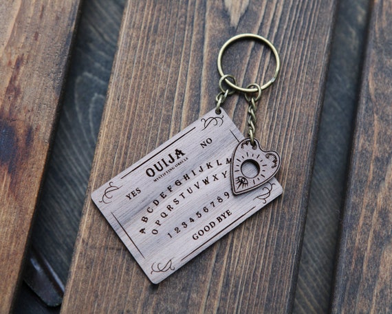 Planche Ouija avec porte-clés amovible en planchette Porte-clés Spirit  Oracle Board en bois de noyer ou d'érable pour accompagner ceux qui vivent  dans l'au-delà -  France