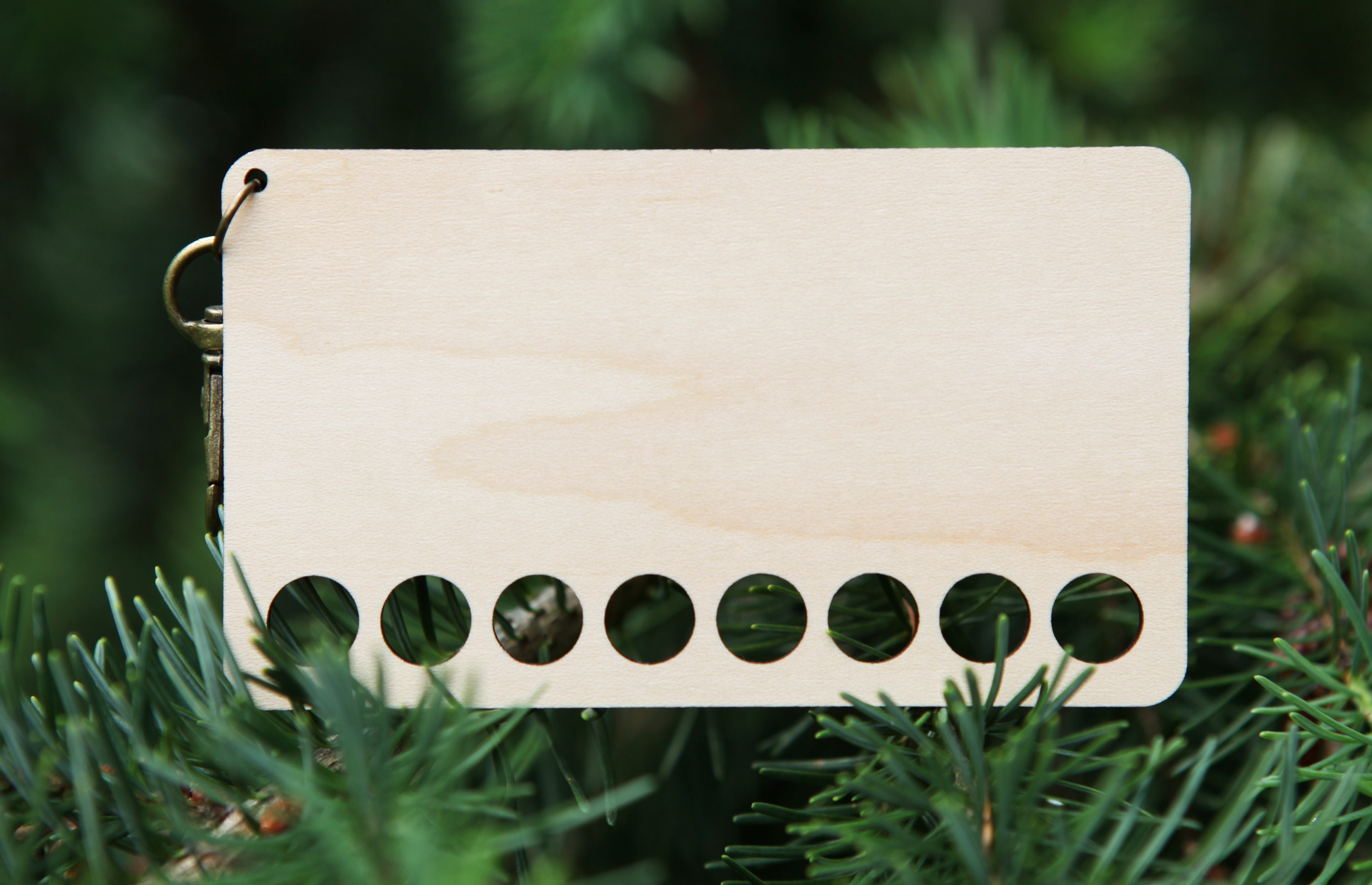 Pine Tree Branch With Conifer Cone Embroidery Floss Thread Storage ...