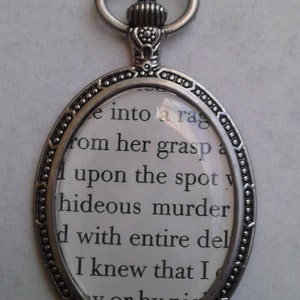 Edgar Allan Poe #1 inspired necklace