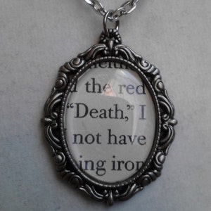 Edgar Allan Poe #11 inspired necklace