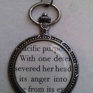 Edgar Allan Poe #5 inspired necklace