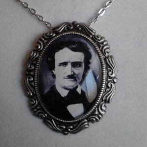 Edgar Allan Poe inspired necklace/brooch
