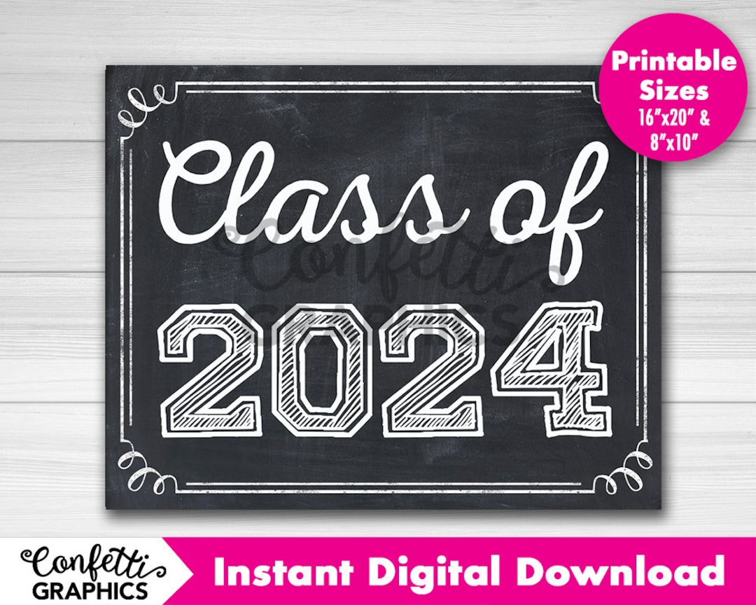 Class Of 2024 - Graduation | Photographic Print