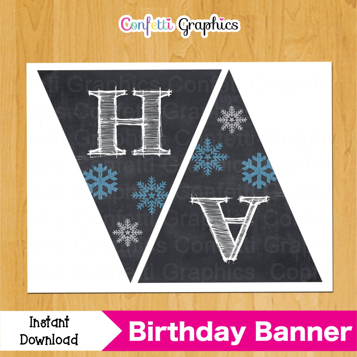 Bevroren schoolbord verjaardag banner Anna Elsa Olaf Bunting vlaggen wimpel  teken sneeuwvlok winter//afdrukbare//Instant Download - Etsy België, image size:1500x1500