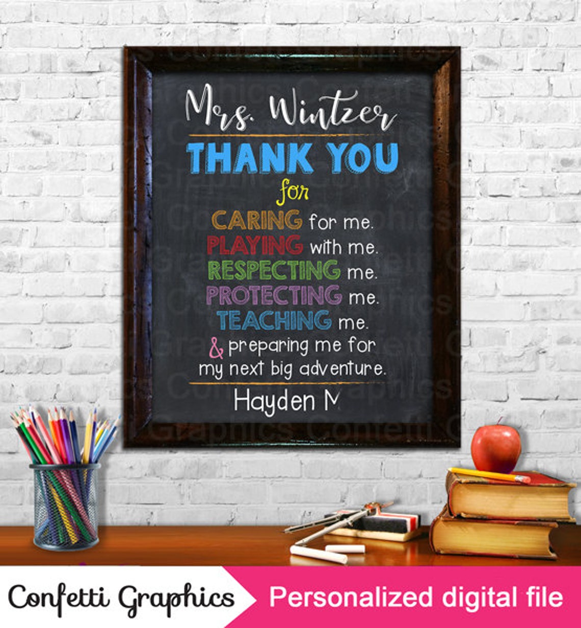Teacher Appreciation Last Day of School / Inspirational Quote Etsy